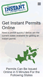 Mobile Screenshot of instantpermits.com
